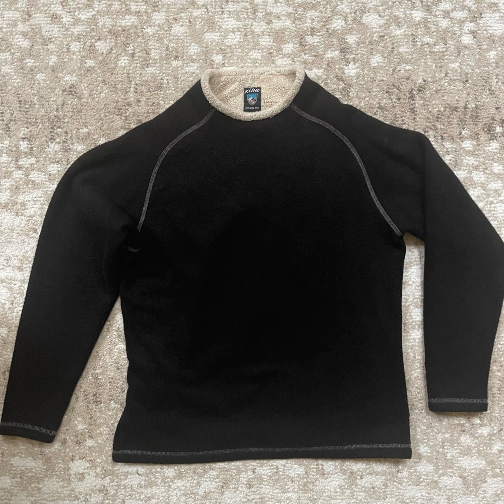 Kühl Black Stovetop Fleece Pullover - Large